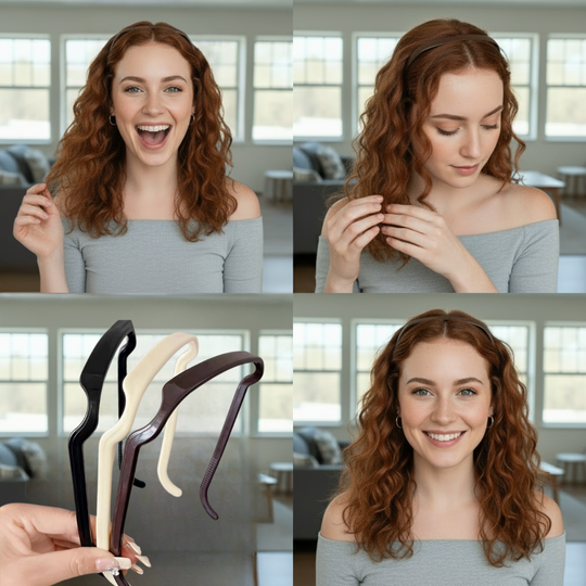 קשת שיער שמשתלבת עם השיער באופן טבעי - 2 בחבילה